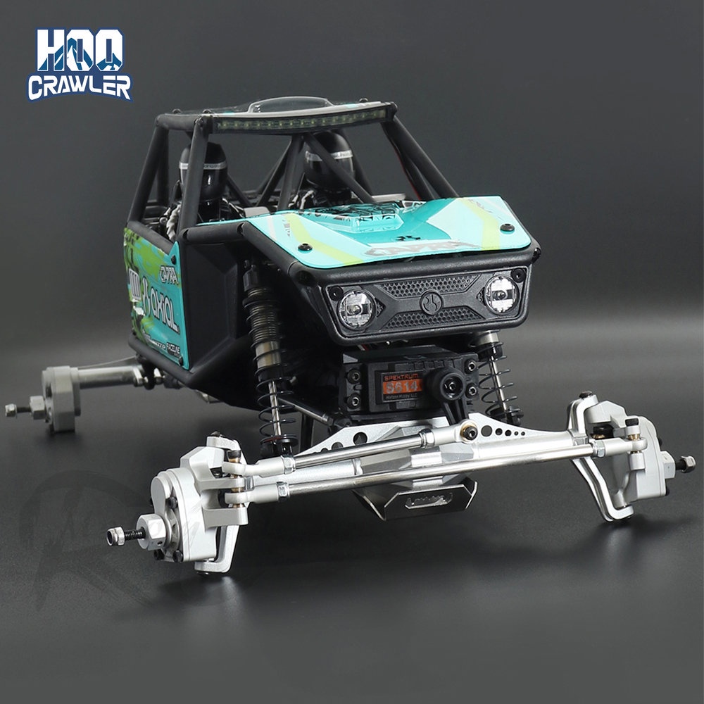 Aluminum Alloy Front and Rear Portal Axle for 1/10 RC Crawler Car Axial ...