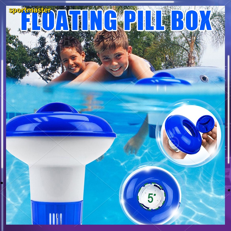 Floating Chlorine Bromine 5/8/10 Inch Tablet Swimming Pool Spa