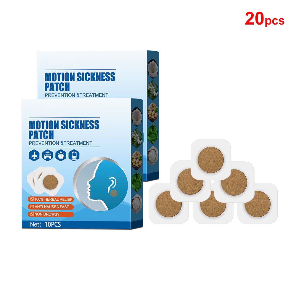 Relieve Vomiting Motion Sickness Patches for Plane, Train, Bus for Kids