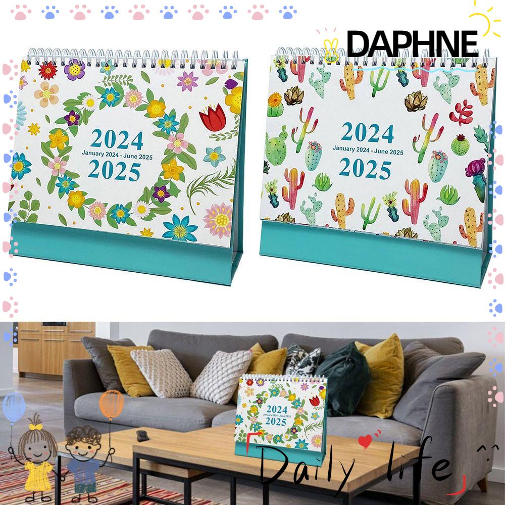 DAPHNE Desk Calendar, January 2024June 2025 Daily Monthly 2024
