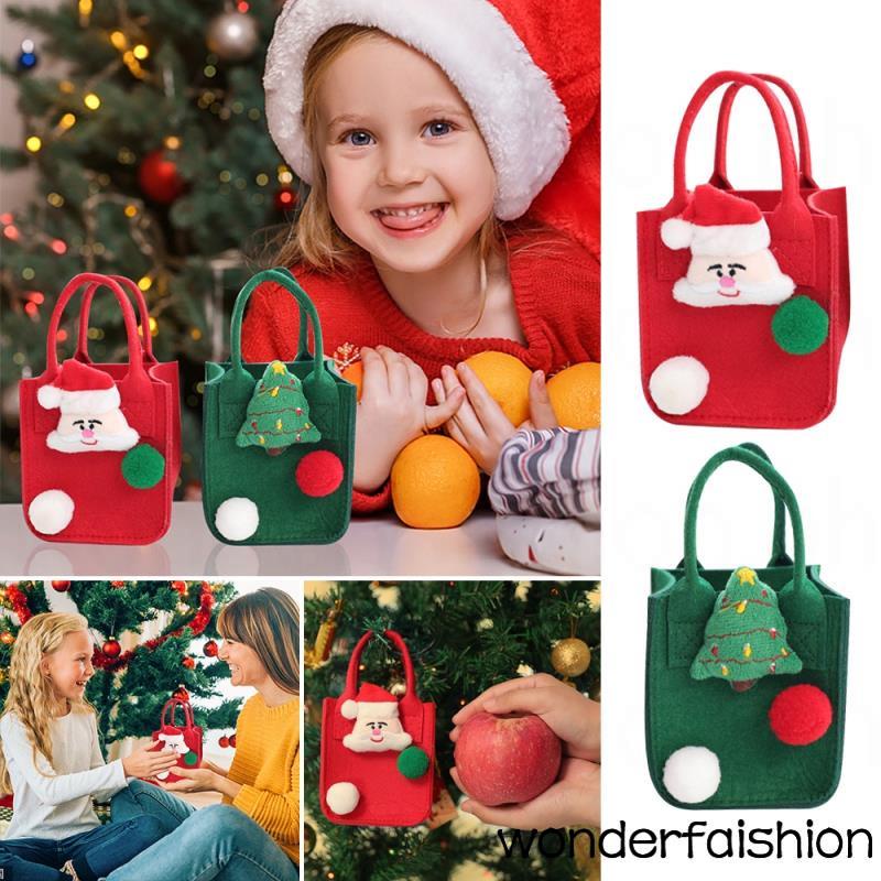 New Christmas Gift Bag Christmas Gift Bag Ping An Fruit Candy Decoration Felt Bag Christmas Tree