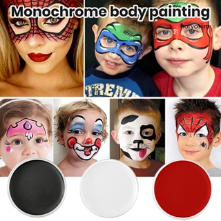 20 Colors Body Face Paint Cosplay Makeup Palette Kit, Professional Face  Painting Kit for Kids & Adults with 10 Brushes, Red Black White Special  Effects Paints Palette for Halloween 2-body paint