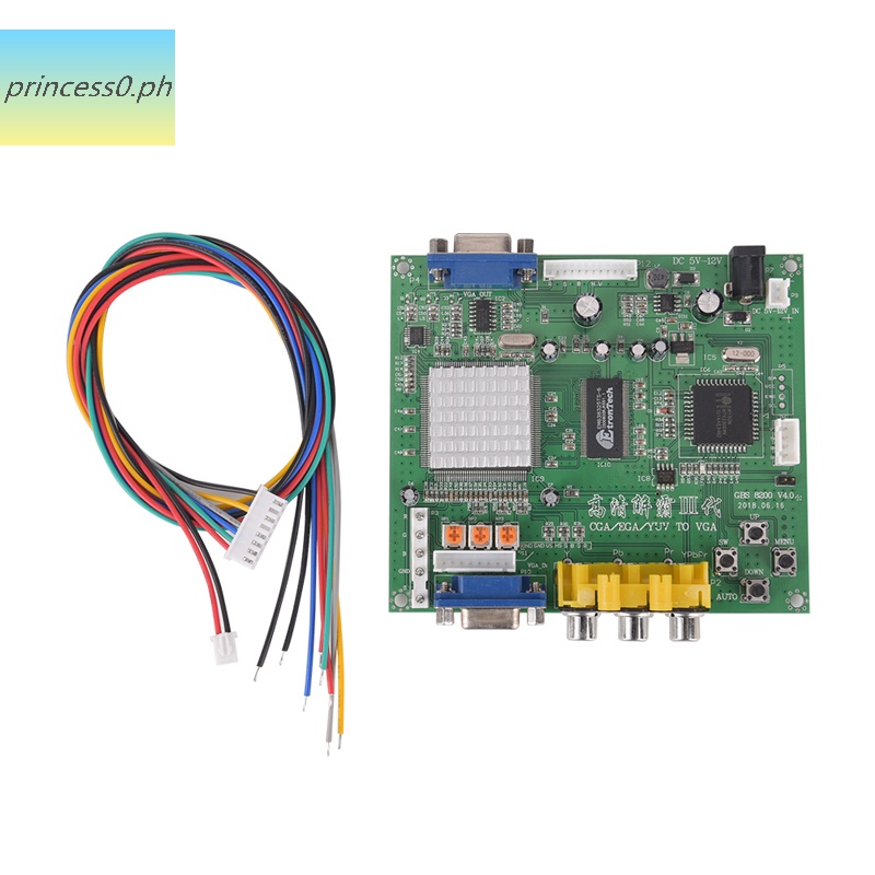 RGB/CGA/EGA/YUV to Dual VGA HD Video Converter, Adapter Board, GBS