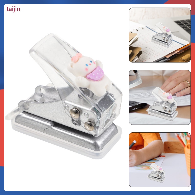 Mini Hole Punch Binding Machine Puncher Craft Punches Single Circle