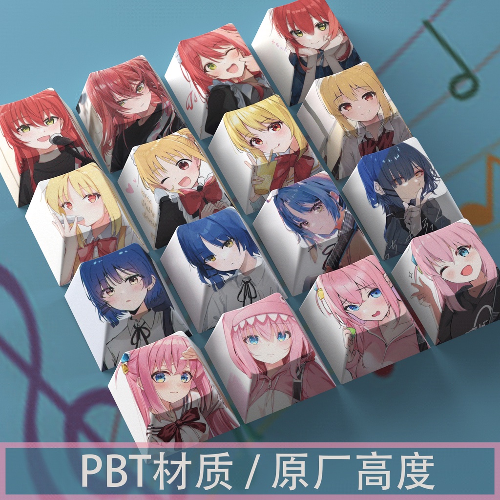 Lonely Rock Theme Ryo Yamada Two-Dimensional Keyboard Anime Sublimation ...