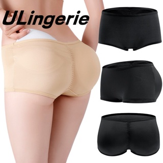 LAZAWG Padded Butt Lifter Panties for Men Hip Enhancer Brief Slimming Panty  Push Up Underwear Low Waisted Shapewear Fitness