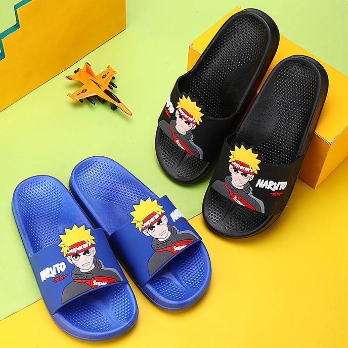 Naruto slippers boy home non slip bath slippers Shopee Philippines