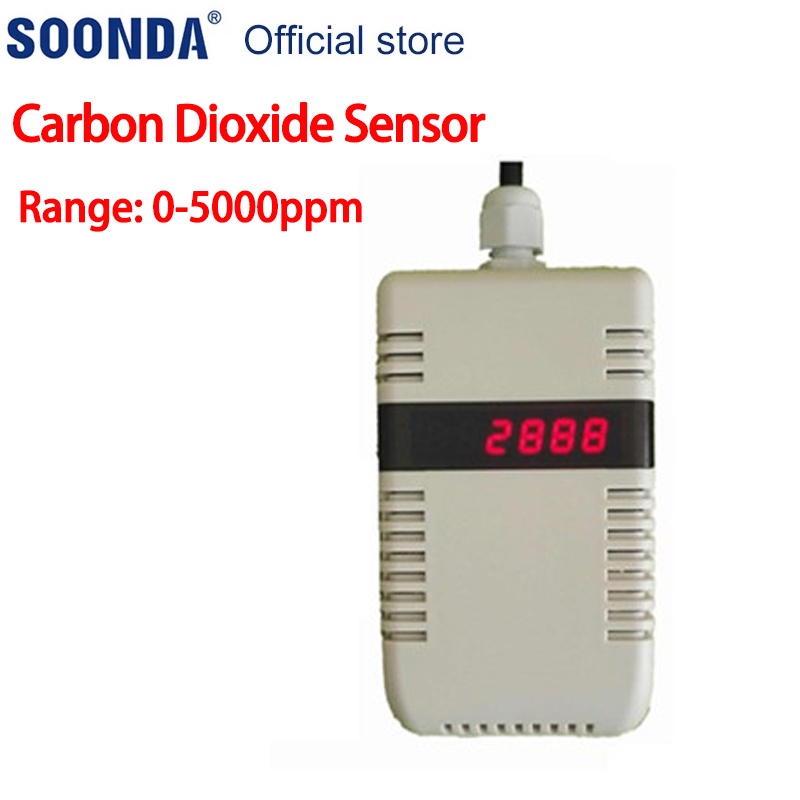 CO2 Carbon Dioxide Sensor Transmitter, RS485, Modbus Carbon Dioxide