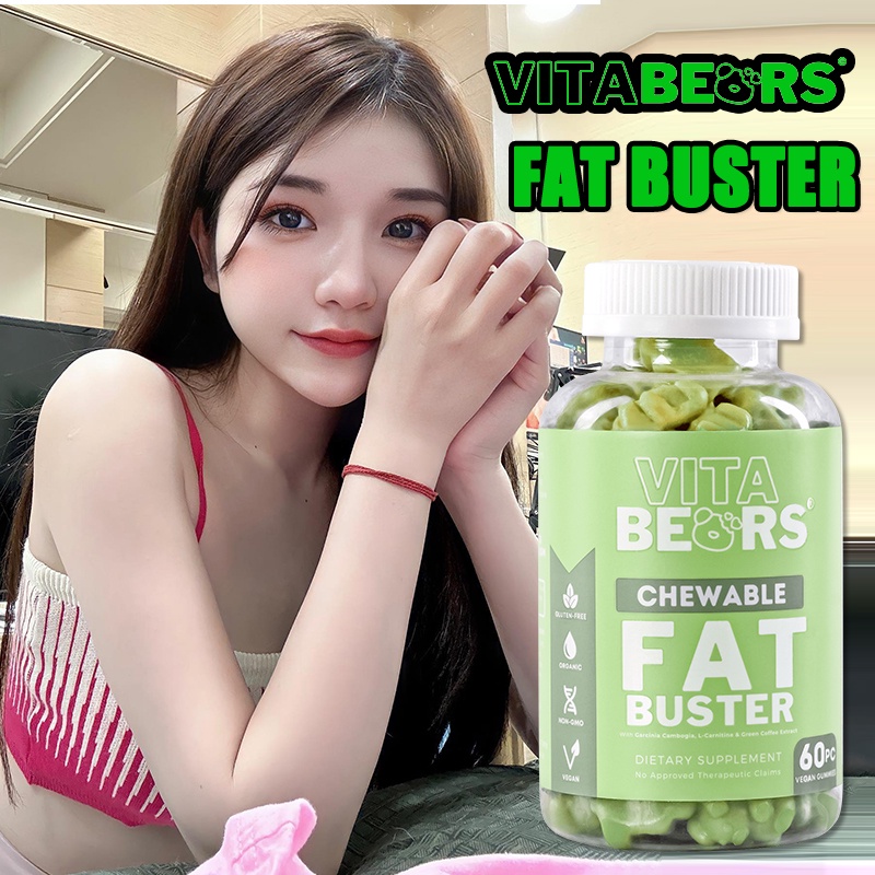 Fat Buster Natural Slimming Apple Cider Gummies Weight Loss Supplement
