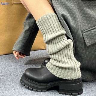 Lolita Long Leg Warmers Y2k Black White Knitted Ankle Warmers Long Socks  Foot Cover Autumn Winter Foot Cover Boot Cover Stocking - AliExpress