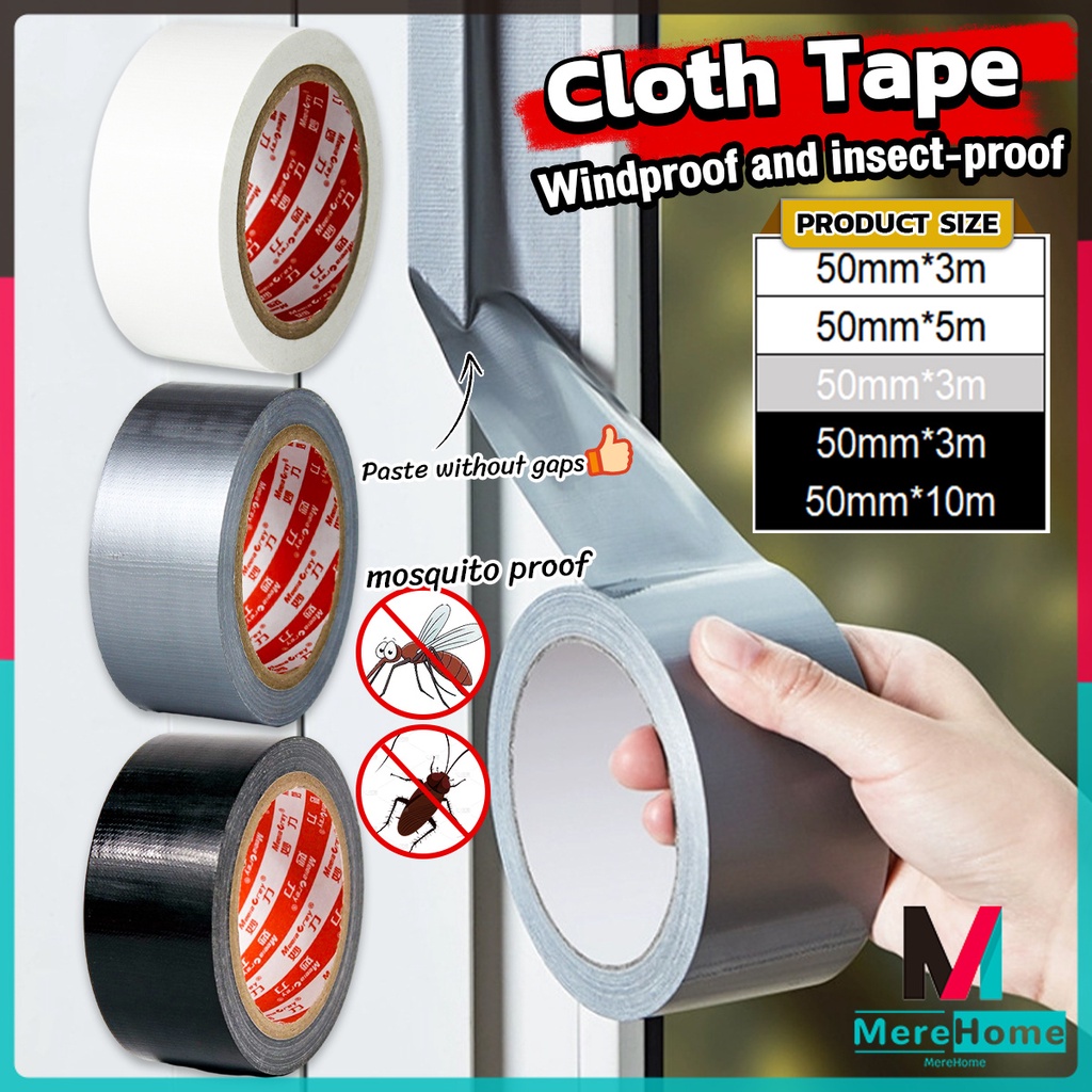 DUCT TAPE HEAVY DUTY WATERPROOF CLOTH TAPE 50mm x 20m SILVER