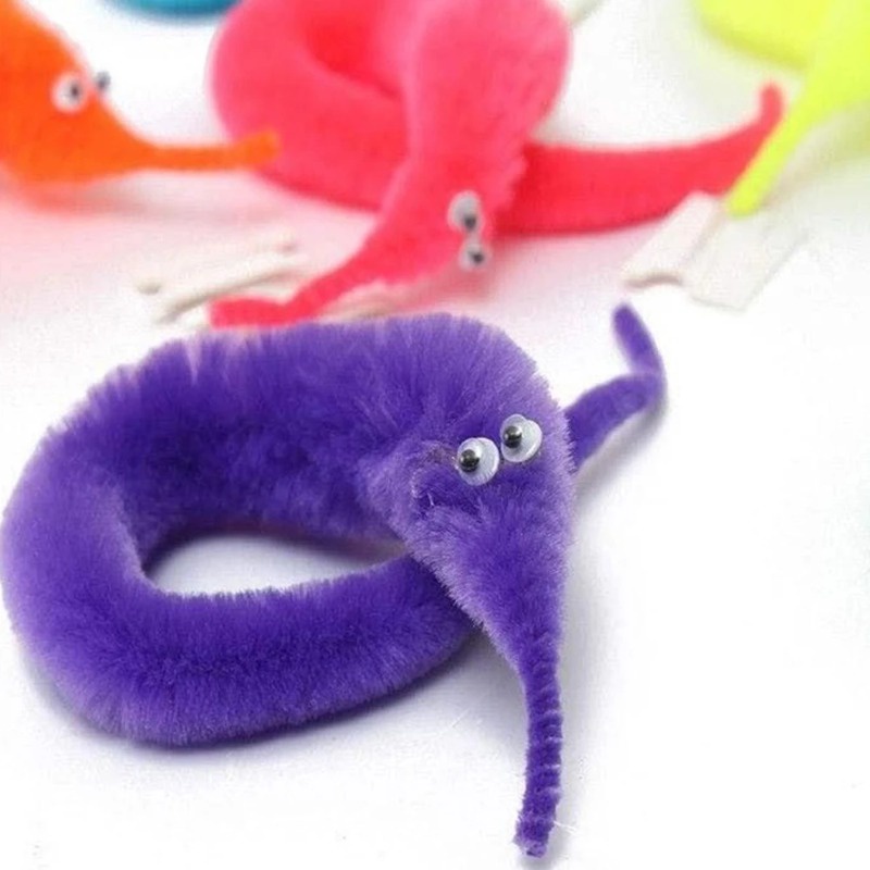 24cm Funny Worm Magic Props Toys for Children Kids Beginners Wiggly ...