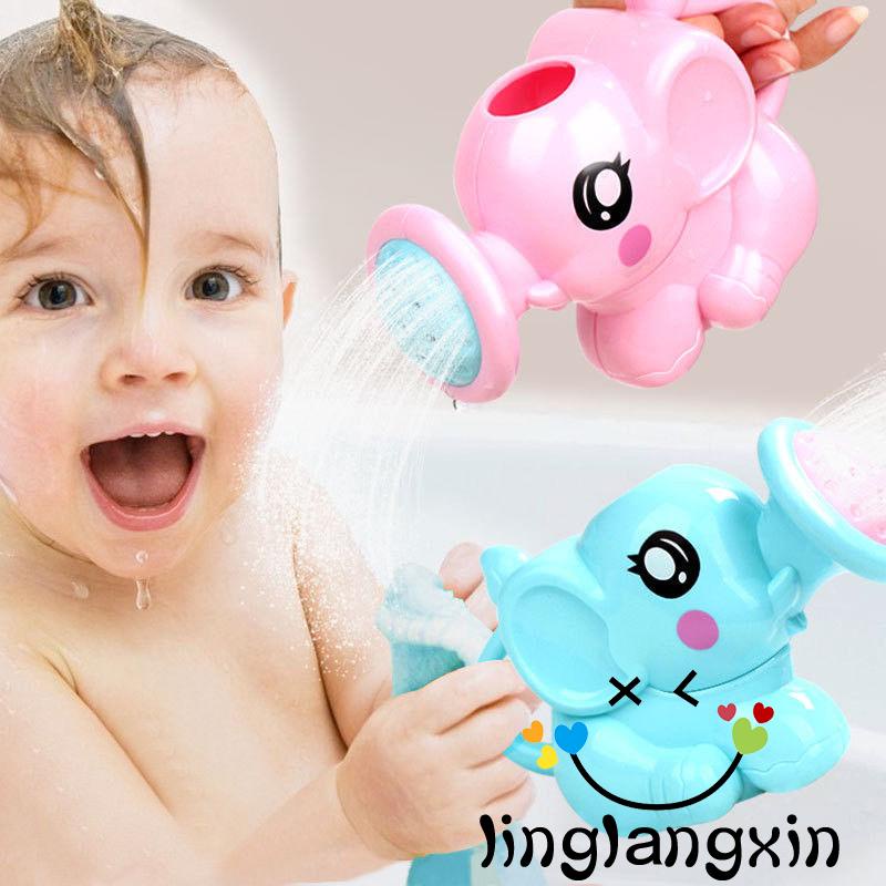 LLX-Kids Pool Bathing Toys Cartoon Elephant Shape Watering Pot ...