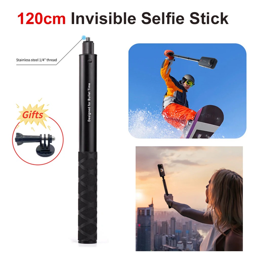 120CM bullet time universal selfie stick for Insta360x5 Ace Pro X3/DJI ...
