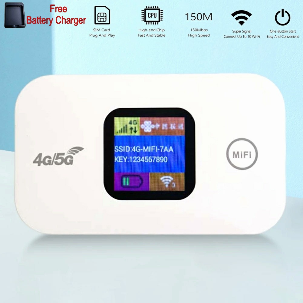 【COD】 4G Lte WiFi Router Wireless 150Mbps Hotspot with SIM Card Slot ...