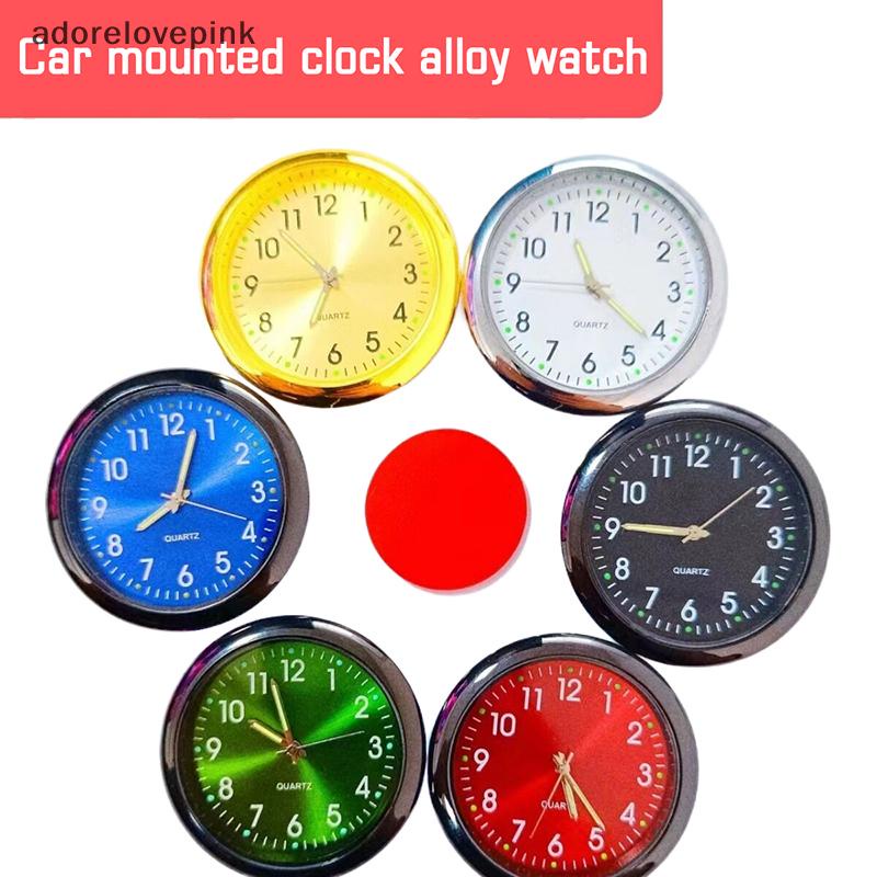adorelovepink Mini Watch Car Quartz Clock Luminous Electronic Clocks ...