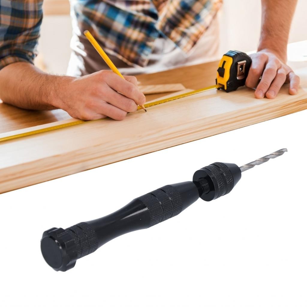Iuxishop Hand Drill Kit Screw Design Facilitates Rotation Large Black ...