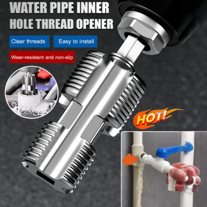 [Quick Thread Opening/Easy Install] Water Pipe Inner Hole Thread Opener ...