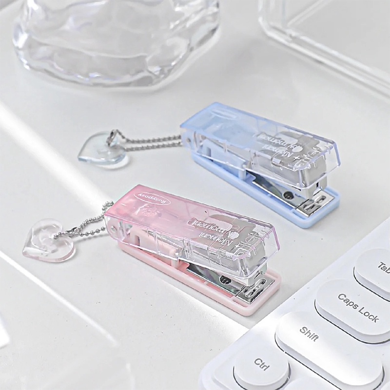 Mini Stapler Portable Clamp Stapler With Hanging Chain EcoFriendly