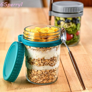 Temperature Resistant Salad Saver Overnight Oats Jars Food Container Cereal  Box 