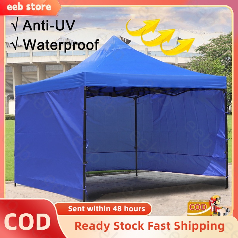 Retractable Tent 3x4.5 Heavy Duty Outdoor Tent Waterproof Foldable Tent with Cover Shopee