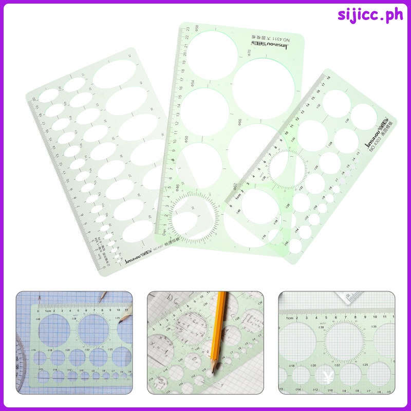 Circle Oval Ruler Drawing Measuring Rulers Geometric Measurement