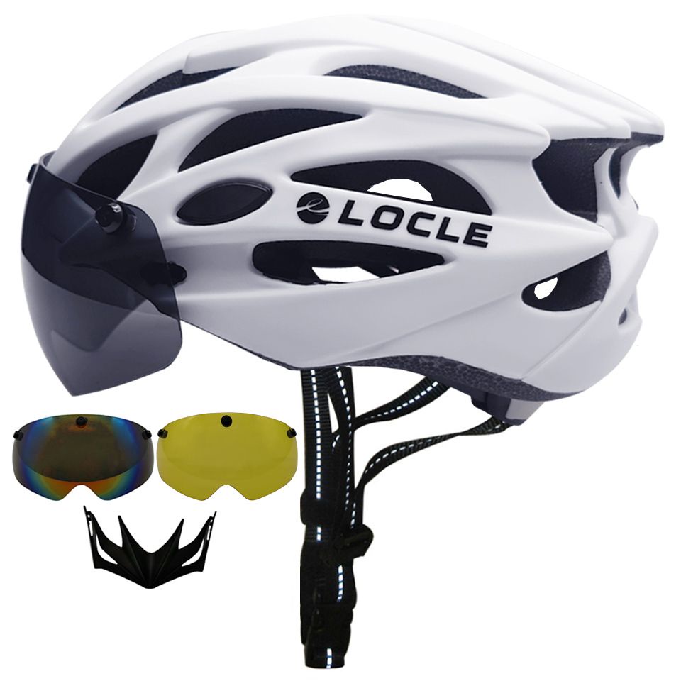 LOCLE goggles riding helmet extra large children's road
