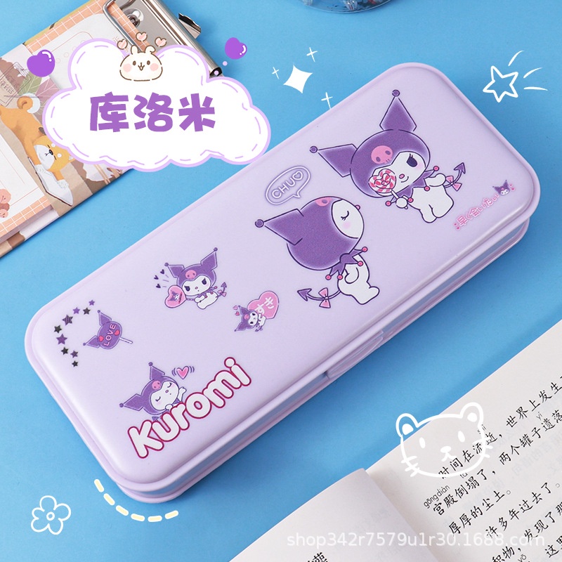[Ready stock]Kuromi Pencil Case Cute Cartoon Pen Box Student Stationery