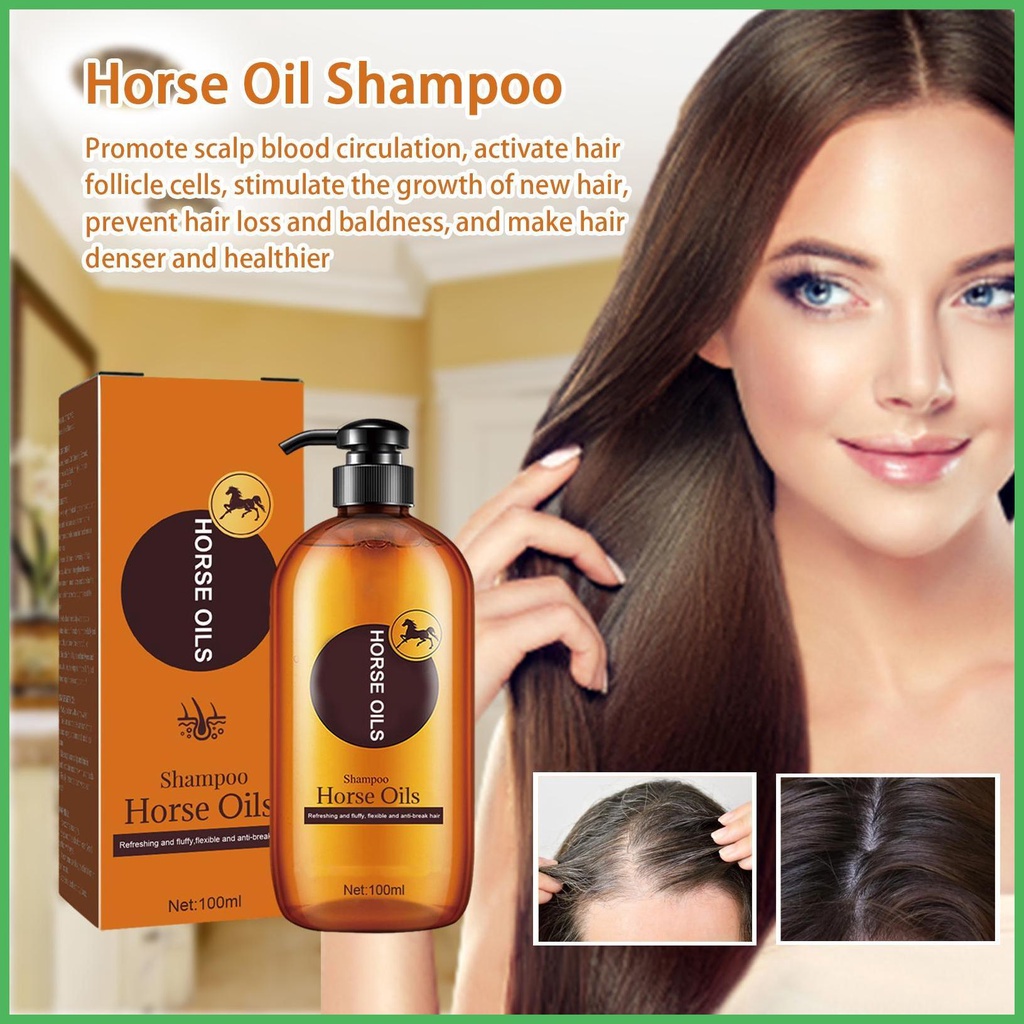 Pure Horse Oil Conditioner Fluffy Hair and Supple Horse Oil Hair