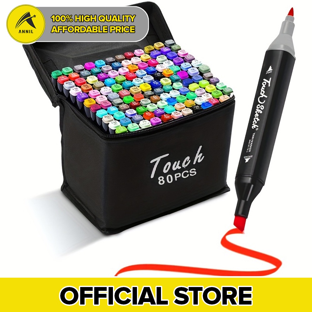 Annil Set Touch Painting Marker Pen Highlighter Coloring 24/36/80