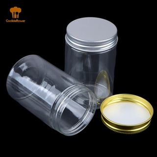 17 oz Round Clear Plastic Candy and Snack Jar - with Aluminum Lid