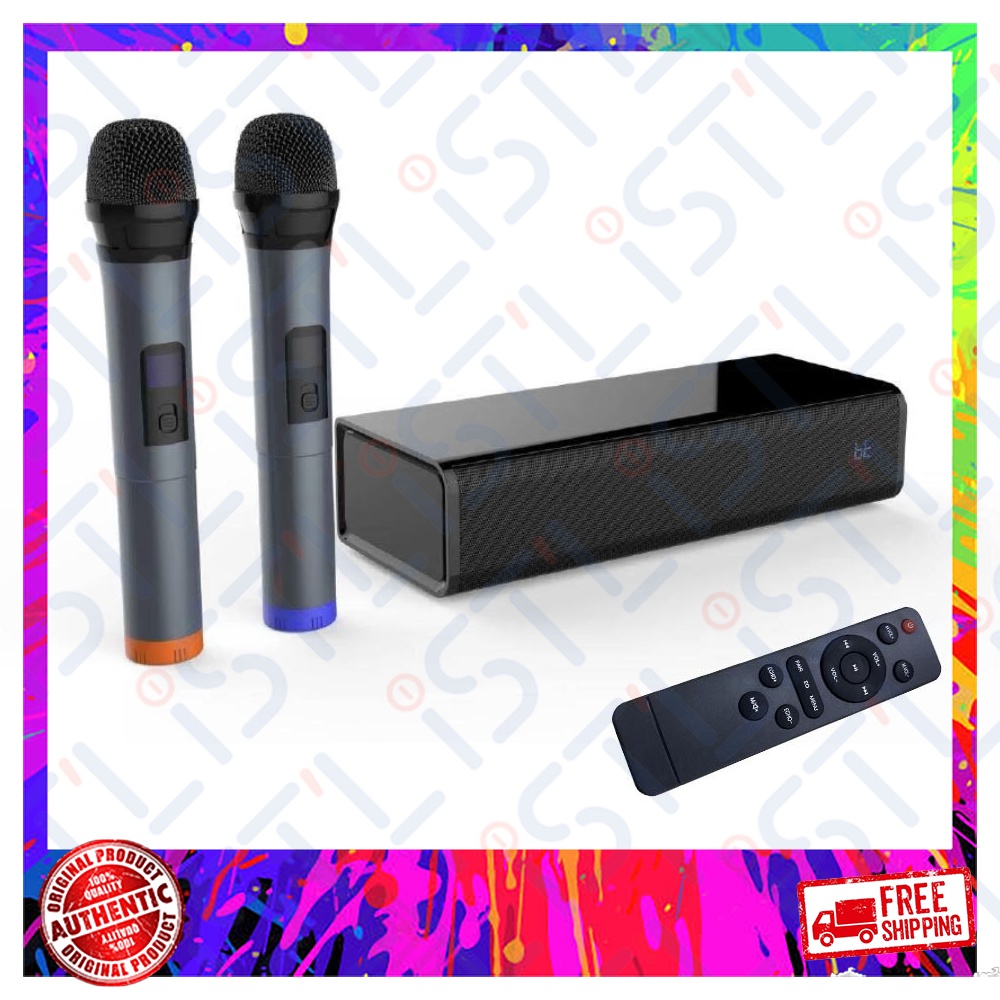 Pure Acoustics Sing Bar Portable Karaoke Bluetooth Speaker (With Remote