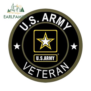 EARLFAMILY 13cm Round Us Army Car Stickers Funny Attractive Occlusion ...