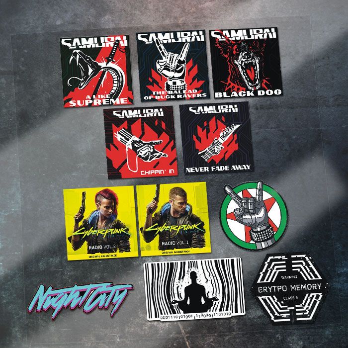 Cyberpunk 2077 Night City Martial Arts Band Rock Johnny Silver Hand