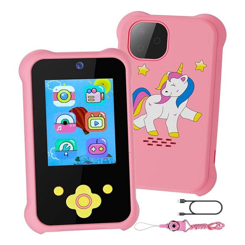 Kids Smart Phone 1080P Digital Dual Lens Selfie Camera Toys for Girls