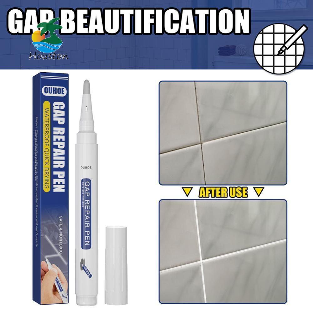 Grout Pen AntiMould Reviver Repair Restoration Kit Whitener Renew Tile