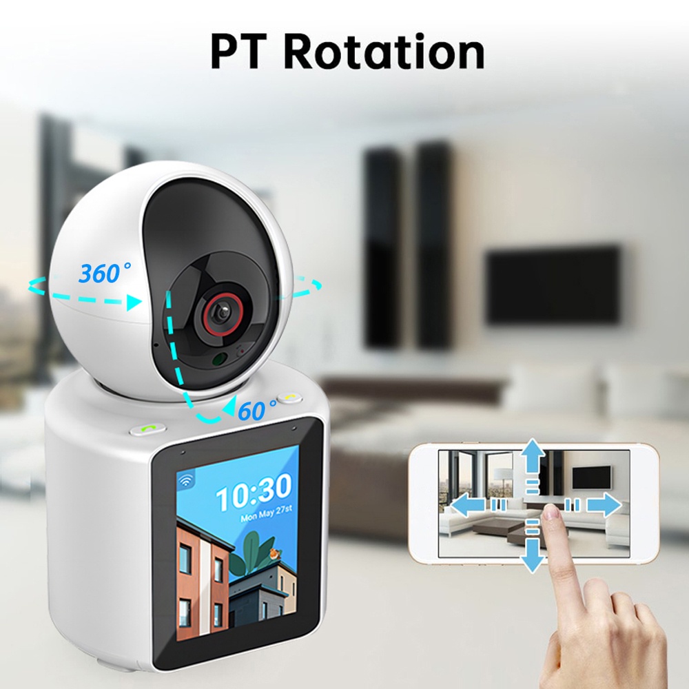 Video Call Camera Intelligent Wifi Camera IPS Screen FHD 1080P One ...