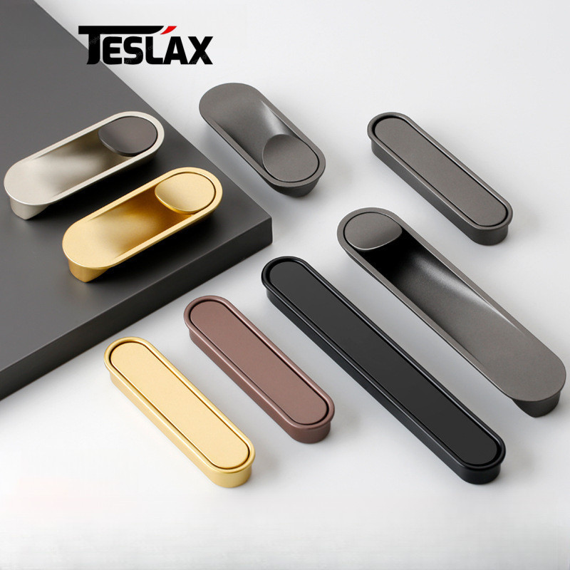 Modern Cabinet Door Handles, Slotted Concealed Handle Wardrobe Handles ...