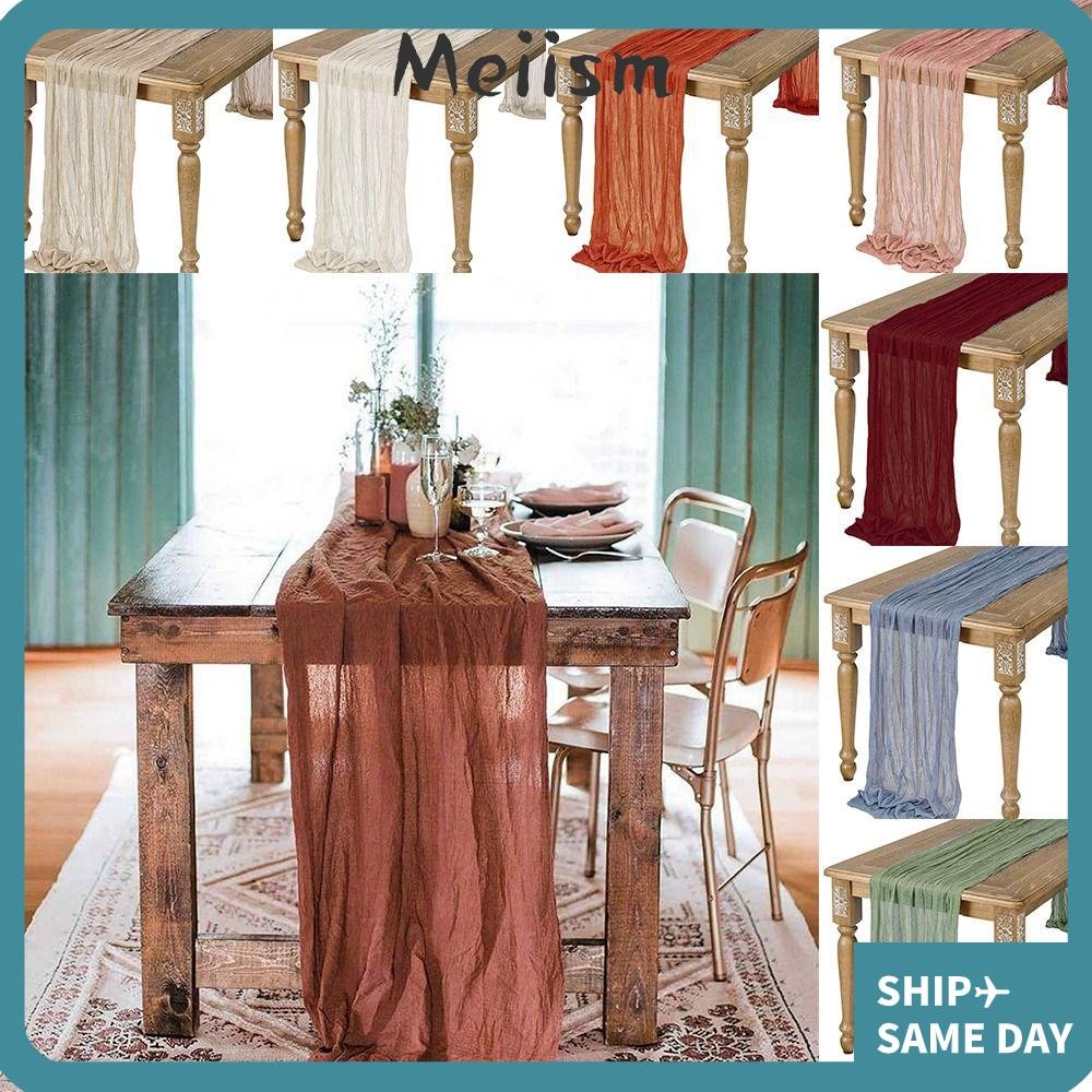 MEIISM Cheese Cloth Table Setting Ceremony Wedding Party Birthday Party ...