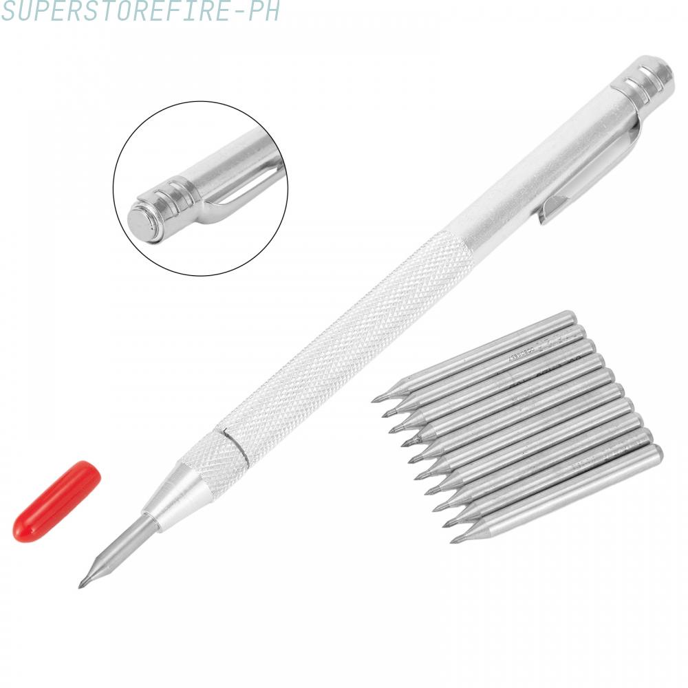 SUP 11PCS Tungsten-Carbide Tip Scriber Engraving-Pen Marking-Tip SET ...