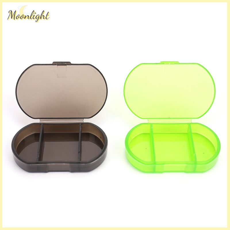 Moonlight> 3 Day Weekly Pill Box Organizer Case Medicine Storage 