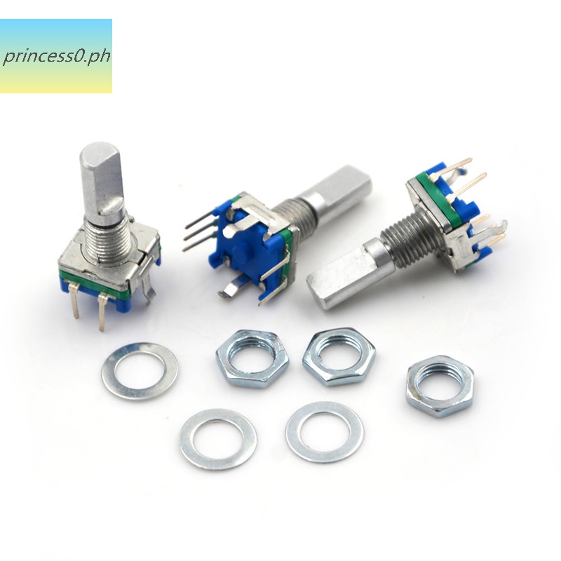Princes 3Pcs/set 6mm D Shaft 18 Position 360 Degree Rotary Encoder w ...