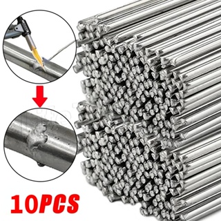 10Pcs Low Temperature Easy Melt Aluminum Universal Silver Welding Rod Cored  Wire Rod Solder Wire Electrode Welding Rods