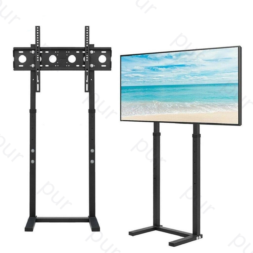 TV Stand Floor Standing for 32-65 Inch Universal White Hidden Removable ...