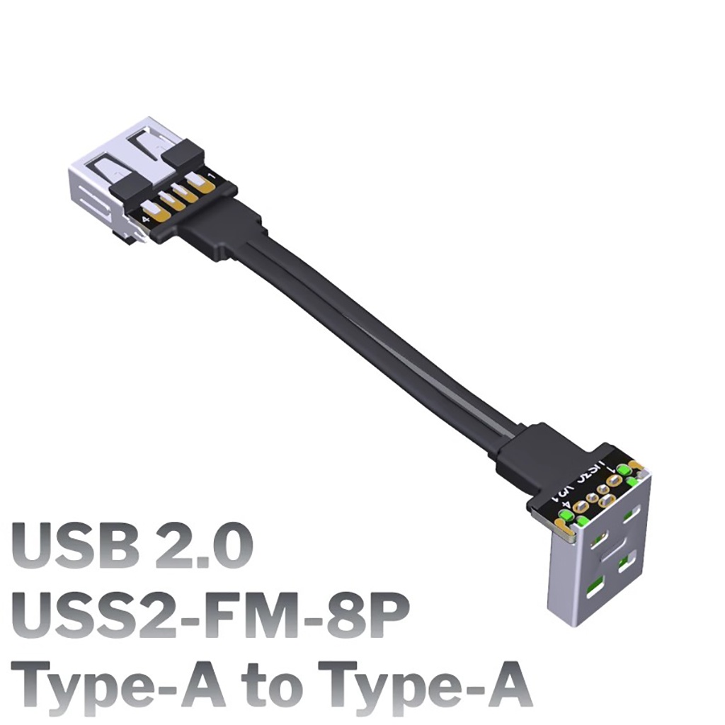 JMT Adattatore USB 2.0 Da 9Pin A USB-C Type-E - Convertitore Per Connettore Frontale Scheda Madre - Extender 20Pin