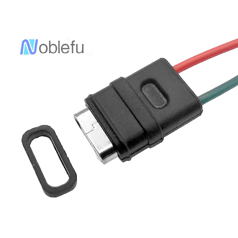 [Noblefu] 2 PCS USB Type C Connector Dock Waterproof Connector Welding