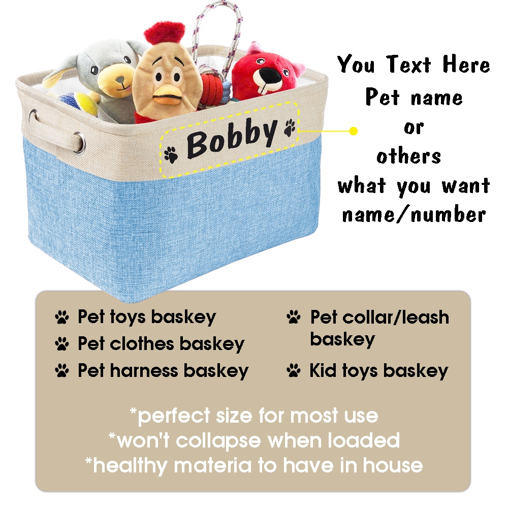 Canvas dog toy storage online