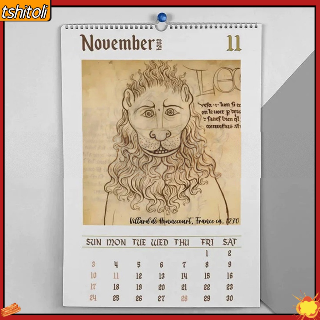 {tshitoli} Lion 2024 Calendar Laughoutloud Lion Wall Calendar 2024