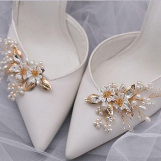 2pcs Elegant Shoe Clips Shoes Jewelry Decoration Crystal Shoe Buckle Brown, Women's, Size: 2.7 cm