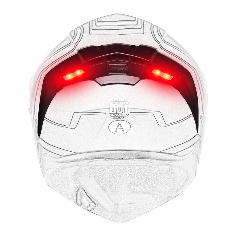 Orz958 Our Shop Helmet LVS900 Rear Wing Motorcycle Night LED Light ...